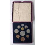 1951 GEORGE VI PROOF SET CROWN TO FARTHING,