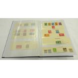 STOCKBOOK OF VARIOUS MINT & USED STAMPS TO INCLUDE PHILIPPINES, (U.S.