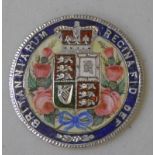 1845 VICTORIA CROWN WITH ENAMELLED REVERSE