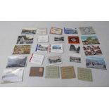 APPROX 350 SCOTTISH POSTCARDS AND 16 BOOKLETS TO INCLUDE OBAN, GLENCOE, AYR,