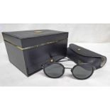 PAIR OF LINDA FARROW SUNGLASSES WITH CASE & FITTED BOX