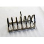 SILVER 7-BAR TOASTRACK,