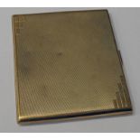 9CT GOLD ENGINE TURNED CARD CASE - 122G