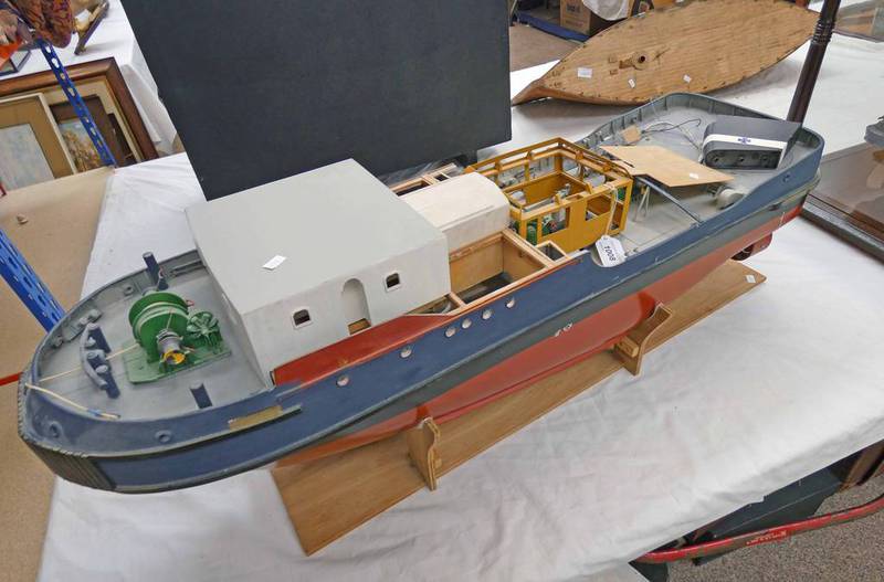 PARTIAL BUILT REMOTE CONTROL BOAT,