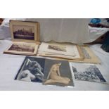 LATE 19TH CENTURY PHOTOGRAPH ALBUM TO INCLUDE THE ALBERT MEMORIAL HYDE PARK, HADDON HALL,
