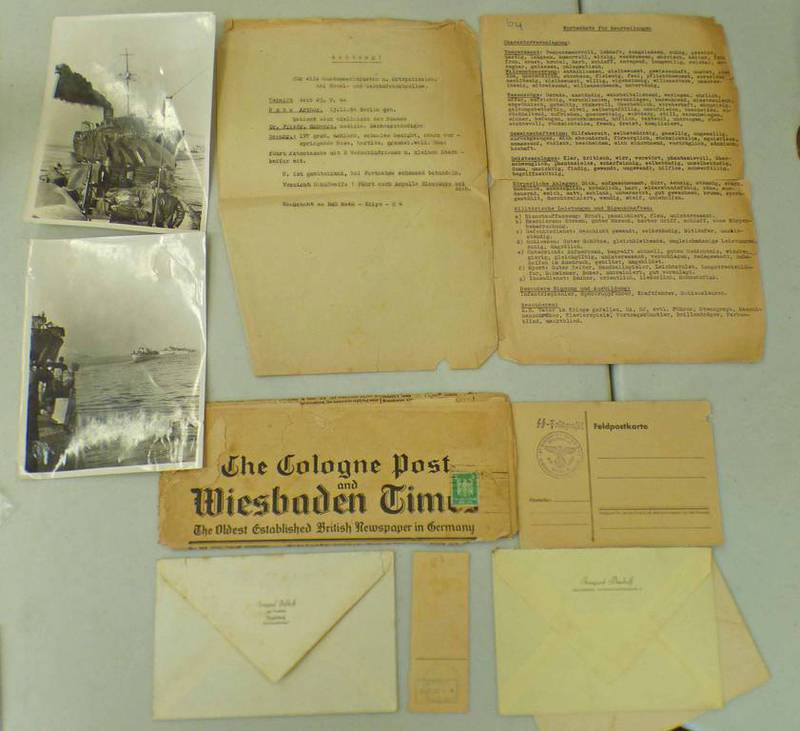 WW2 GERMAN PAPER TITLED "WORTSCHATZ FUR BEURTEILUNGEN",