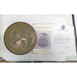 20TH CENTURY SEAL 'IN HONOUR OF THE MOST EXCELLENT ORDER OF THE BRITISH EMPIRE 1917-1999' WITH