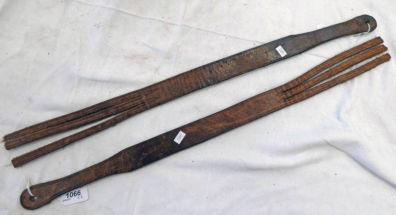 TWO LEATHER TAWSE,