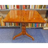 EARLY 20TH CENTURY MAHOGANY PEDESTAL TABLE WIDTH 68CM