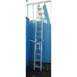 2-PART ALUMINIUM EXTENDING LADDER