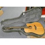 CASED YAMAHA DW-105C GUITAR