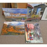 4 VARIOUS PRINTS MIXED SIZES SIGNED JACK MACDONALD 40 X 60 CM