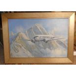 NEIL FOGGO NEXT STOP NEPAL FRAMED OIL PAINTING SIGNED 49 X 75CM