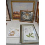 TWO FRAMED WATERCOLOURS BY LEYDEN,