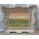 ANDERSON LANDSCAPE GILT FRAMED WATERCOLOUR SIGNED 22 X 29 CMS