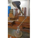 LARGE ARTS & CRAFTS ANGLEPOISE STYLE LAMP,