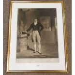 CHARLES TURNER (1773-1857), AFTER BENJAMIN MARSHALL, MR JOHN JACKSON, FRAMED PICTURE,