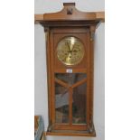 OAK CASED WALL CLOCK