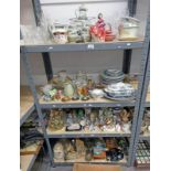 LARGE SELECTION OF PORCELAIN, ETC INCLUDING ADAMS TEASET DOULTON FIGURE LILAC TIME,