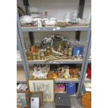 LARGE SELECTION BRASSWARE, ADAMS ENGLISH SCENIC DINNERWARE, FRAMED MAP OF MALTA, VARIOUS GAMES,