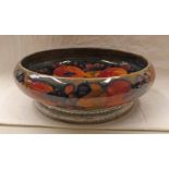 MOORCROFT TUDRIC MOUNTED BOWL FOR LIBERTY & CO , LONDON,