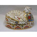 ROYAL DERBY LION CUB PAPERWEIGHT, SINCLAIRS LIMITED EDITION NO.