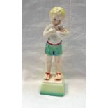 ROYAL WORCESTER FIGURE FRIDAYS CHILD IS LOVING & GIVING - 18CM TALL