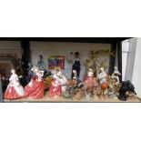 4 DOULTON FIGURES ,