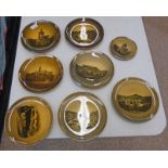 8 PIECES RIDGWAYS PORCELAIN DECORATED WITH SCOTTISH SCENES