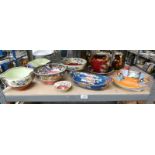 VARIOUS MALING BOWLS,