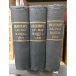 BRADSHAW'S RAILWAY MANUAL, SHAREHOLDERS' GUIDE, AND OFFICIAL DIRECTORY FOR 1897, ANOTHER FOR 1898,