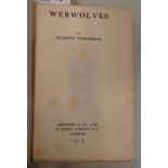 WERWOLVES BY ELLIOT O'DONNELL - 1912