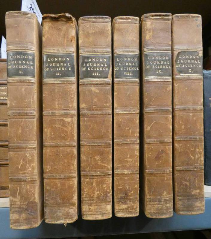 THE JOURNAL OF SCIENCE AND THE ARTS, VOLUMES 1, 2, 3, 8, 9 & 10,
