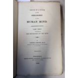SKETCH OF A SYSTEM OF THE PHILOSOPHY OF THE HUMAN MIND BY THOMAS BROWN - 1820 Condition