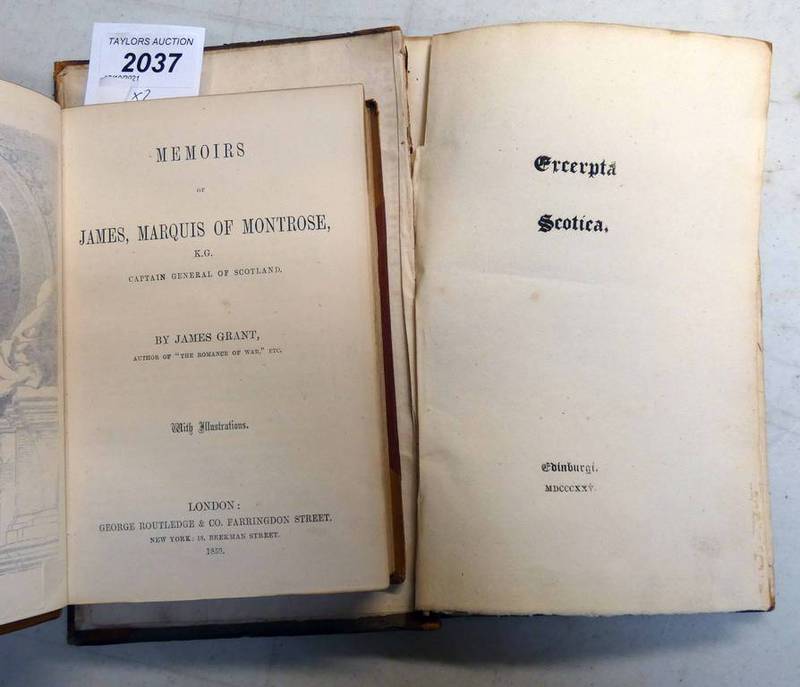 MEMOIRS OF JAMES, MARQUIS OF MONTROSE, K. G.