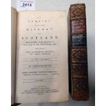 AN ENQUIRY INTO THE HISTORY OF SCOTLAND PRECEDING THE REIGN OF MALCOLM III OR THE YEAR 1056