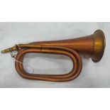 COPPER AND BRASS BUGLE