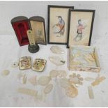 W DIXEY THERMOMETER WITH CASE, ORIENTAL BELT BUCKLE,