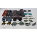 SELECTION OF VINTAGE GLASSES,