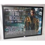 FRAMED TOTAL RECALL MOVIE POSTER 75 X 100 CM