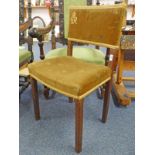 GEORGE VI CORONATION LIMED OAK CHAIR WITH IMPRESSED MARK HANDS & SONS 1937 & GRVI