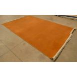 LARGE ORANGE CARPET,