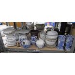 SELECTION OF VARIOUS PORCELAIN INCLUDING VASES, JUGS,