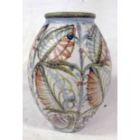 BOURNE POTTERY GLYN COLLEDGE DESIGN VASE - 30CM VASE