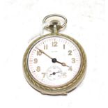 An Elgin nickel plated pocket watch