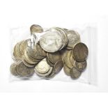 A miscellany of 70 British Silver Coins consisting of: Crowns: Victoria, 1844, 1889, 1890, 1899,