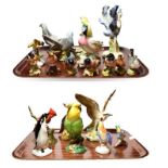 Beswick and other bird models, including a Grey Pigeon model number 1383, Cuckoo model number