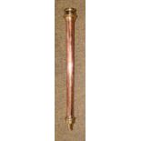 An early 20th century brass and copper fire hose nozzle by John Morris & Sons Ltd., Fire
