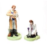 Pair of Royal Doulton figures, Veterinary Town and Veterinary Country (2)