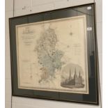Staffordshire map, Greenwood & Co
